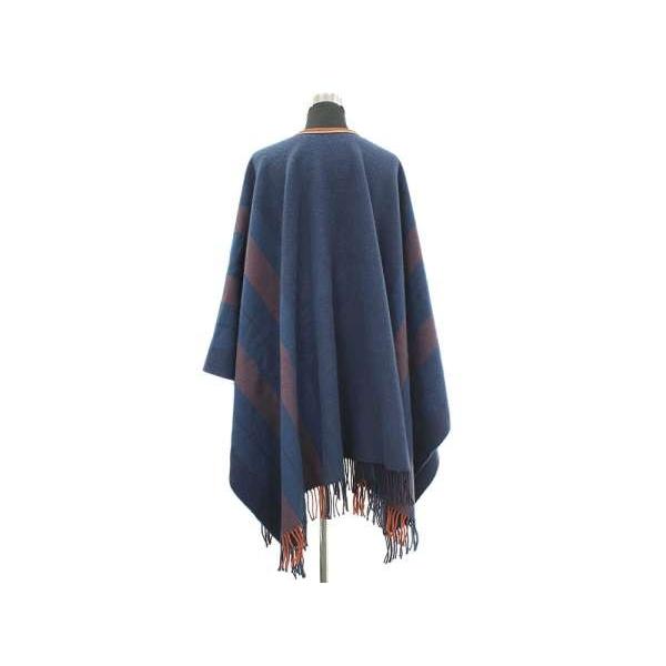HERMES（エルメス） ポンチョ ロカバール Rocabar HERMES タッセル付