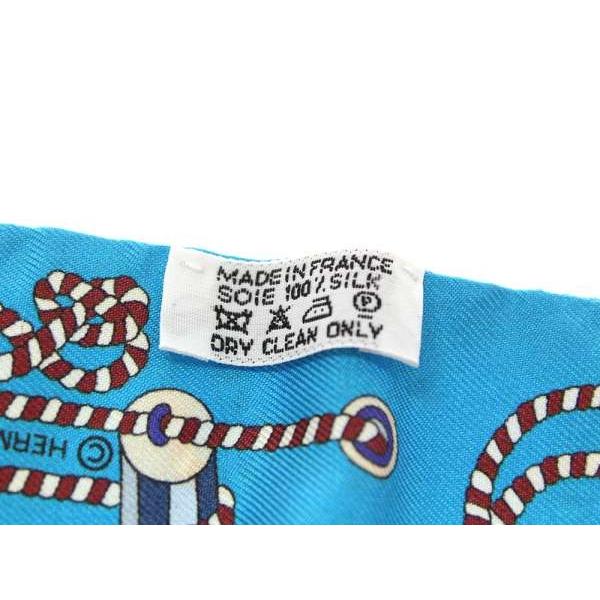 HERMES エルメス スカーフ ツイリー コルダージュ Cordages シルク  