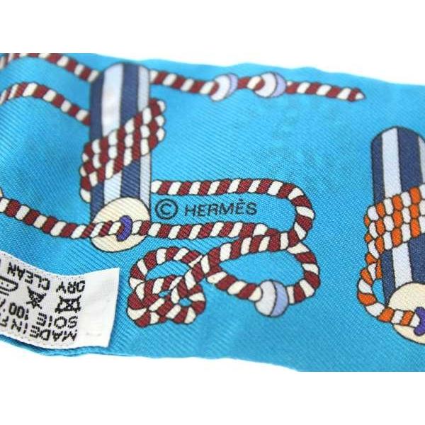 HERMES エルメス スカーフ ツイリー コルダージュ Cordages シルク  