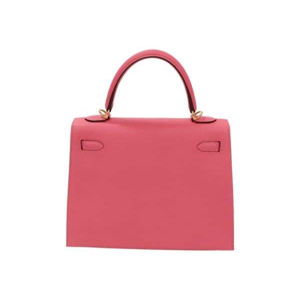 HERMES（エルメス） ハンドバッグ ケリー25 cm 外縫い ローズリップ 