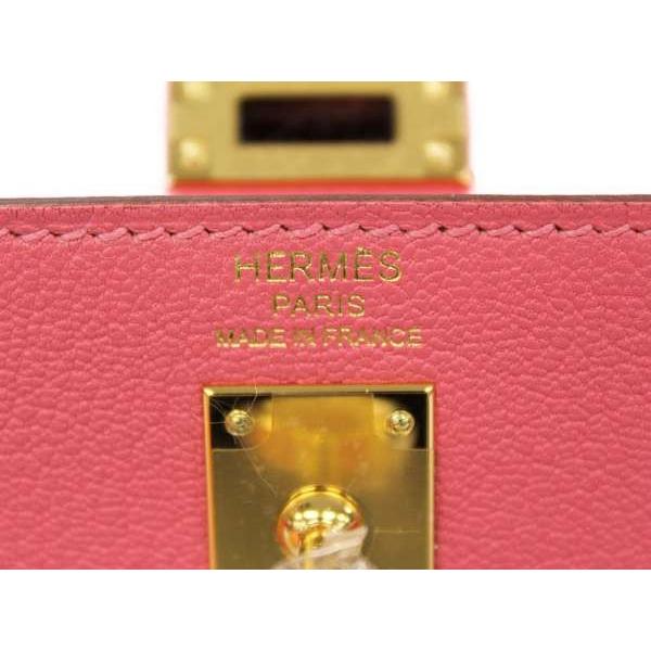 HERMES（エルメス） ハンドバッグ ケリー25 cm 外縫い ローズリップ 