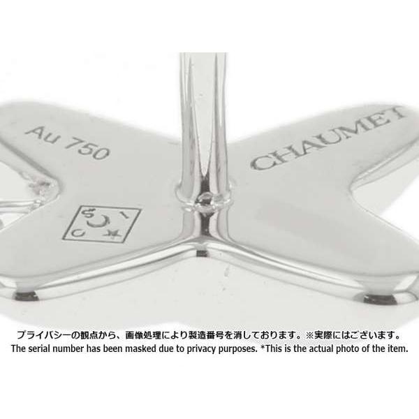 ショーメ ピアス ジュ ドゥ リアン ダイヤモンド K18WGホワイト