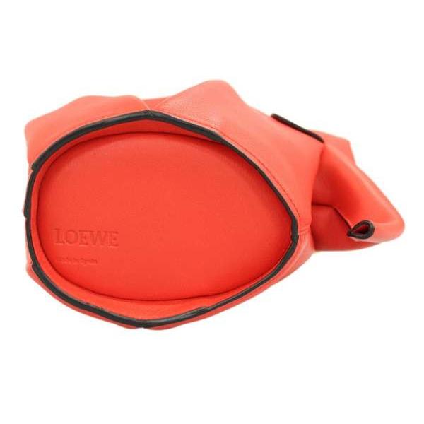 LOEWE（ロエベ） ショルダーバッグ エレファント レッド レザー ゾウ