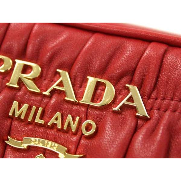 PRADA プラダ ショルダーバッグ ナッパゴーフル 1BH112 バッグ クロス  