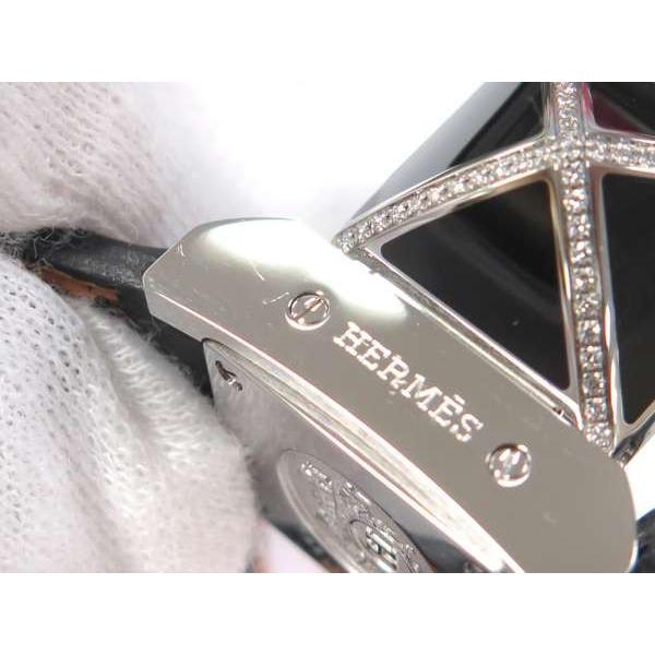 HERMES（エルメス） メドール ドゥブルトゥール ブラック×シルバー金具