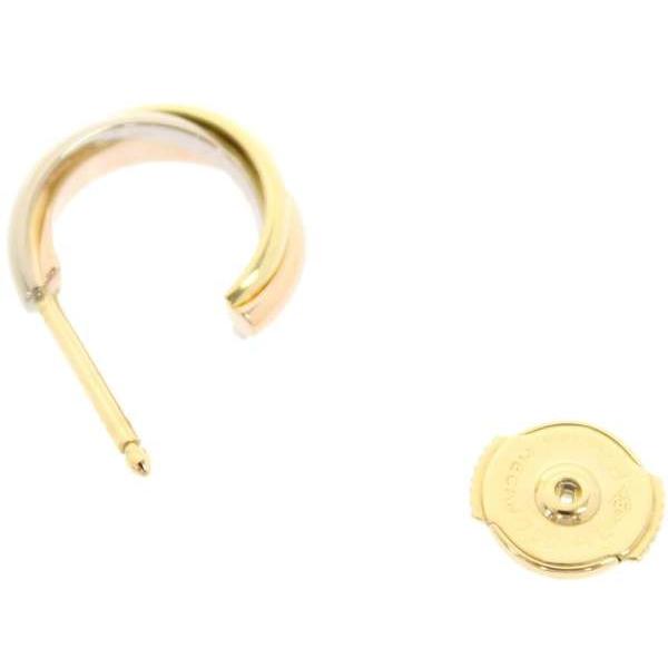 Cartier（カルティエ） ピアス トリニティ イヤリング K18PG K18WG