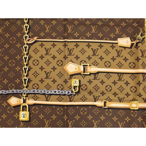 LOUIS VUITTON ルイヴィトン スカーフ カレ・モノグラム コンフィ 