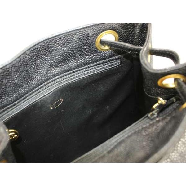 CHANEL（シャネル） リュック ココマーク チェーン ブラック キャビア
