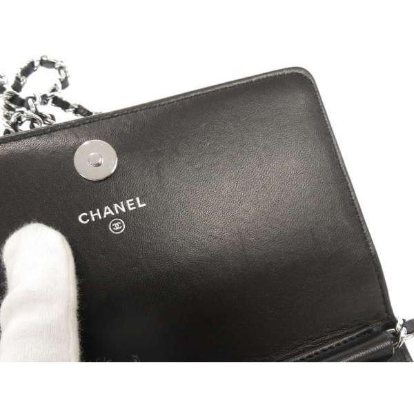 CHANEL（シャネル） チェーンウォレット マトラッセ ラムスキン ココ