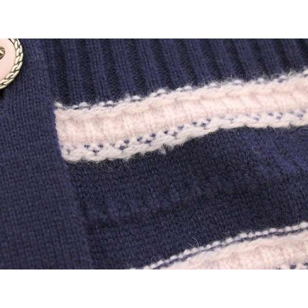 CHANEL 【サマーセール】シャネル カーディガン ボーダー ココ CHANEL 【サマーセール】シャネル カーディガン ボーダー ココ