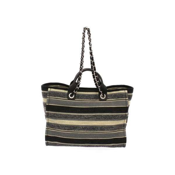 CHANEL（シャネル） トートバッグ ドーヴィルライン ボーダー A66941