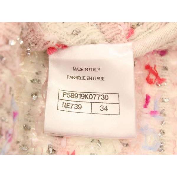 CHANEL シャネル ワンピース ツイード ノースリーブ ピンク CHANEL シャネル ワンピース ツイード ノースリーブ ピンク
