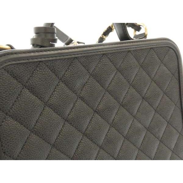 CHANEL（シャネル） バニティケース ラージ ココマーク ブラック