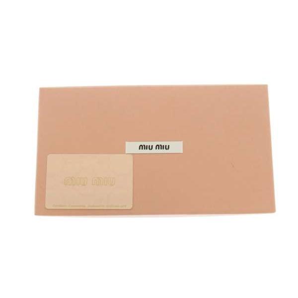 miu miu（ミュウミュウ） 長財布 マドラス リボン ラウンドファスナー