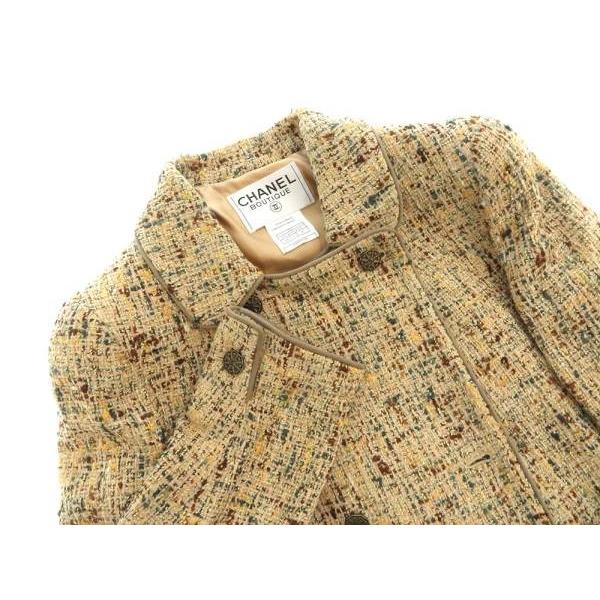 CHANEL シャネル スカートスーツ ツイード ベージュ P11489V06932 98A 