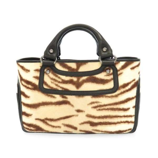 CELINE セリーヌ ハンドバッグ ブギーバッグ ハラコ 134023 CELINE セリーヌ ハンドバッグ ブギーバッグ ハラコ 134023