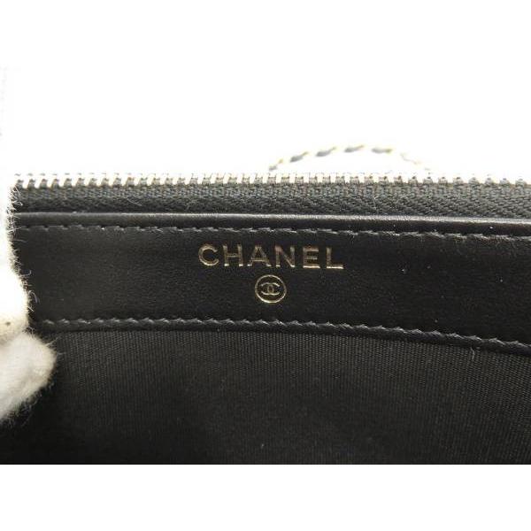 CHANEL シャネル チェーンウォレット CCフィリグリー A84450 長財布 