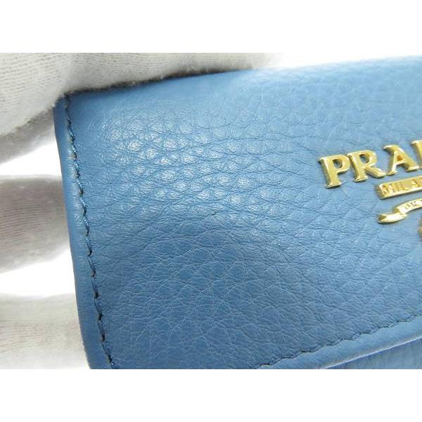 プラダ PRADA キーケース サフィアーノ 6連キーケース 三つ折りキー