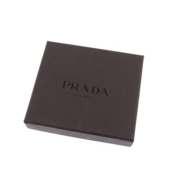 プラダ キーホルダー ロゴプレート キーリング PRADA バッグチャーム ブラック｜gallery-rare｜07