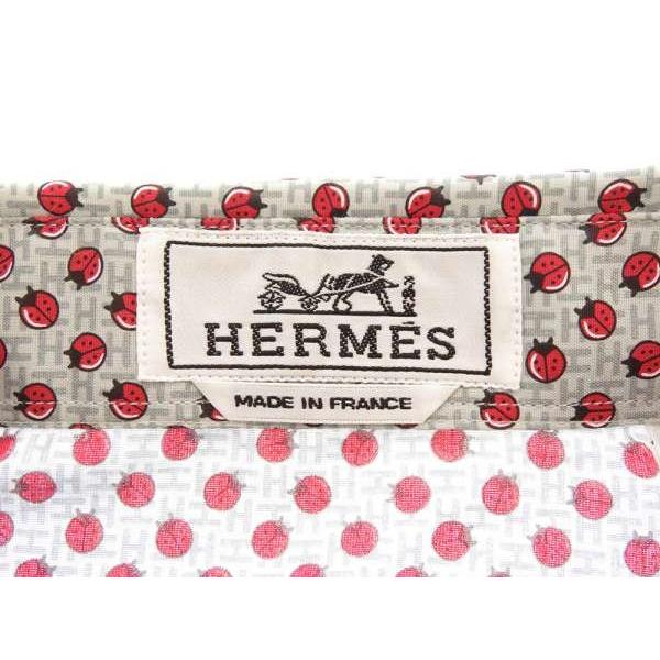 HERMES（エルメス） シャツ てんとう虫 セリエボタン レディースサイズ