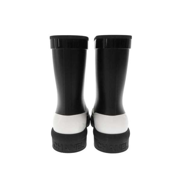 CHANEL（シャネル） レインブーツ シンセティック マテリアル ショート