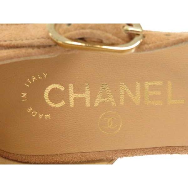 CHANEL シャネル サンダル カメリア バックバンド パンプス ココマーク  