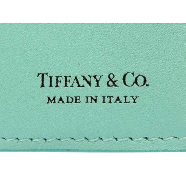 TIFFANY&Co.（ティファニー） カードケース ブルー×ホワイト TIFFANY