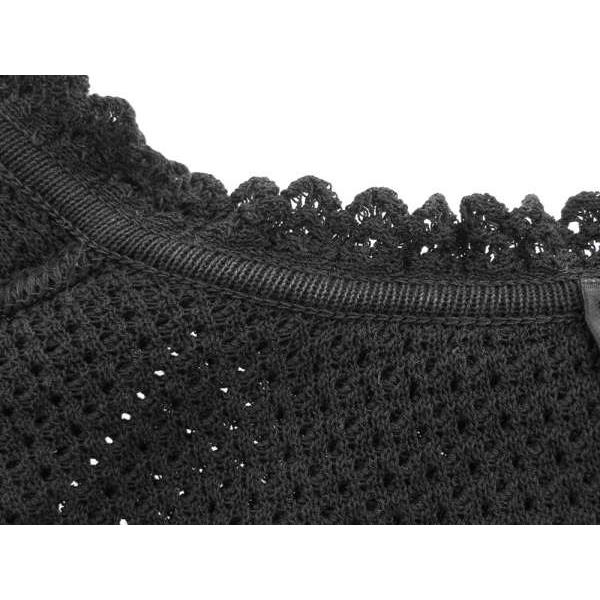 CHANEL シャネル ワンピース ノースリーブ ココマーク コットン  