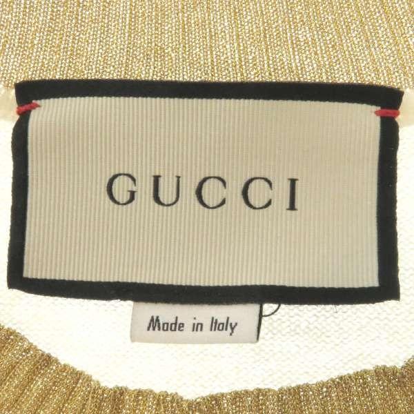 GUCCI（グッチ） ニット グリッタートリム 半袖 レディースサイズS