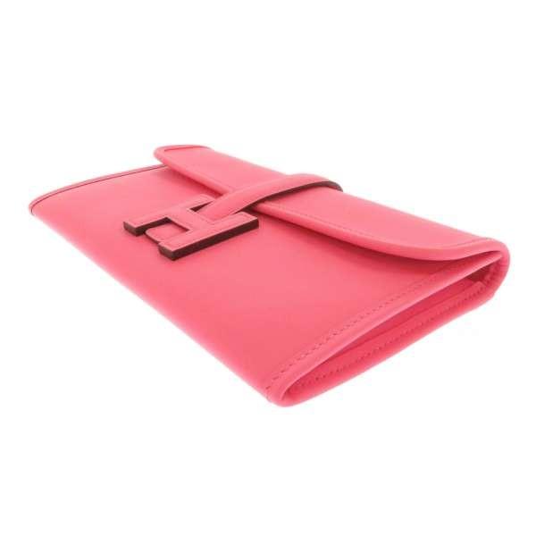 【未使用級】 エルメス HERMES ジジェ デュオ ローズアザレ HERMES（エルメス） 長財布 ジジェ デュオ ローズアザレ ×シルバー金具
