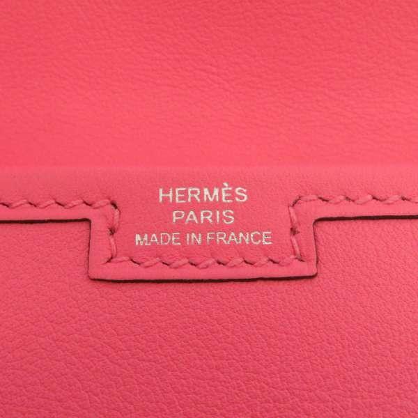 HERMES（エルメス） 長財布 ジジェ デュオ ローズアザレ ×シルバー金具