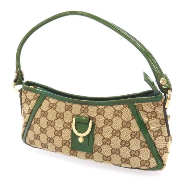GUCCI GGキャンバス エナメル ハンドバッグ GUCCI（グッチ） ハンドバッグ GGキャンバス エナメル アビーライン