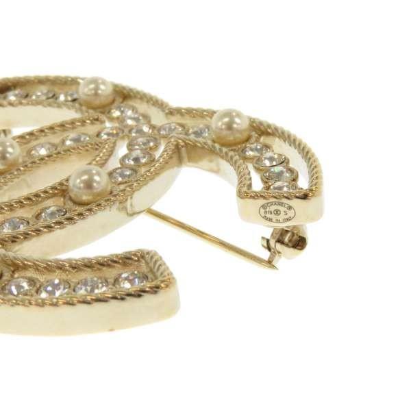 CHANEL（シャネル） ブローチ ココマーク ラインストーン フェイク