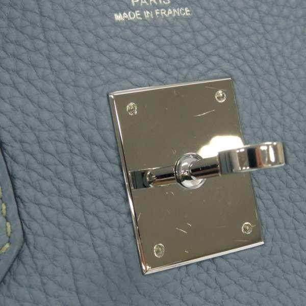 HERMES（エルメス） バーキン30 ブルーラン×シルバー金具 トゴ □P刻印 