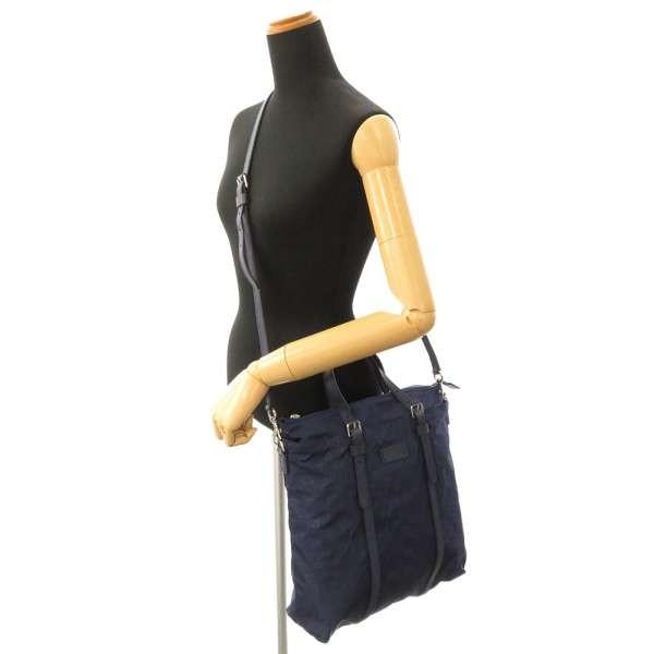 GUCCI（グッチ） トートバッグ GGナイロン ブルー 510333 GUCCI 2WAY