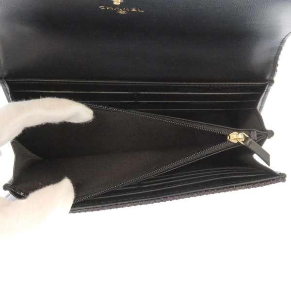 シャネル 長財布 ドーヴィル ココマーク ロゴキャンバス A81976 CHANEL 