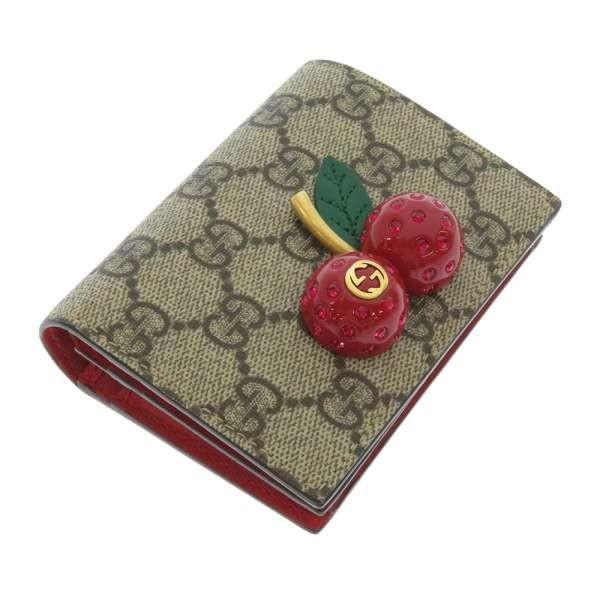 GUCCI（グッチ） カードケース GGスプリーム チェリー 476050 GUCCI