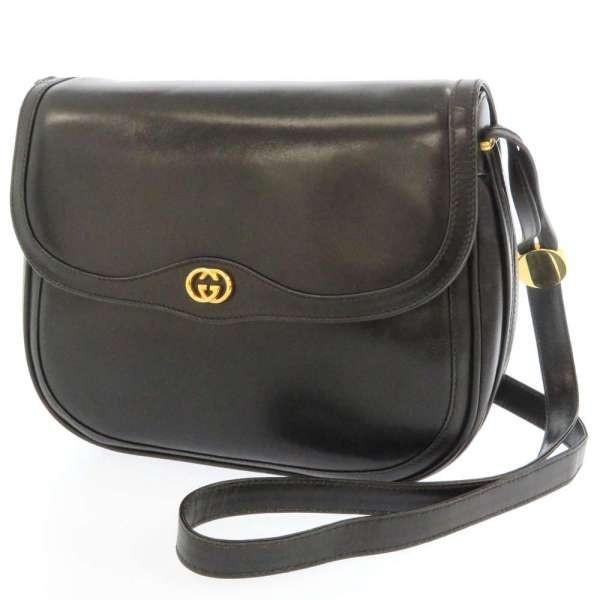 GUCCI グッチ ショルダーバッグ レザー ブラック 001 261 1070 バッグ 