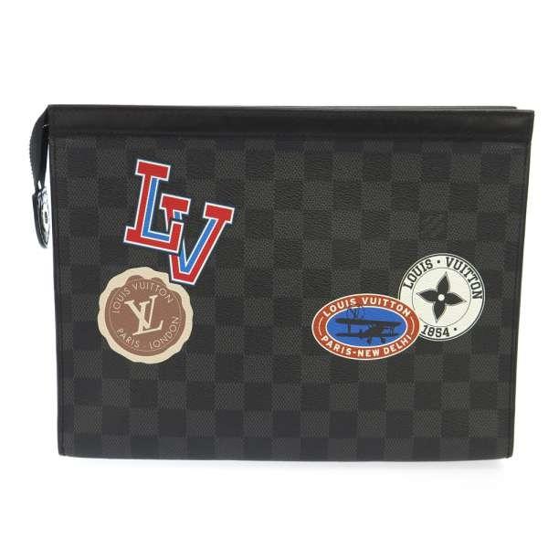 LOUIS VUITTON（ルイ・ヴィトン） クラッチバッグ ダミエ グラフィット