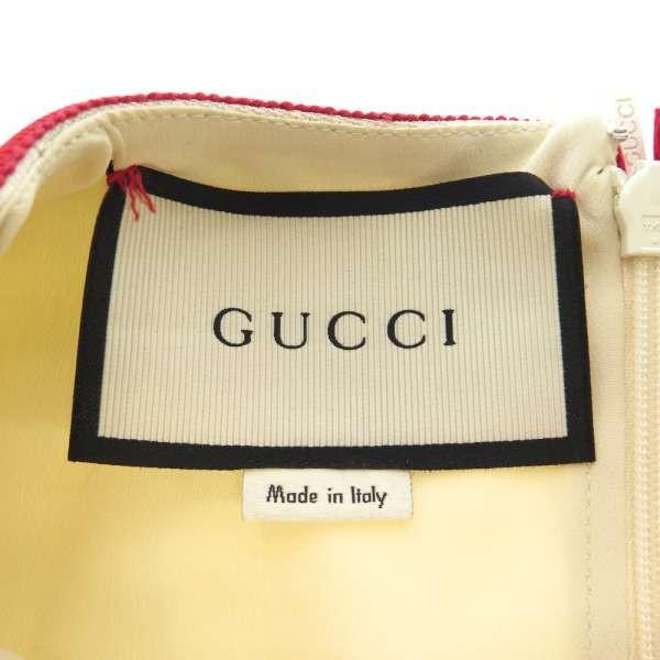 GUCCI（グッチ） ワンピース ノースリーブ ラッフル リボン レディース