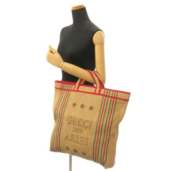 GUCCI グッチ トートバッグ ウェブストライプ ジュート ラフィア GUCCI グッチ トートバッグ ウェブストライプ ジュート ラフィア