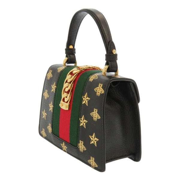 GUCCI（グッチ） ハンドバッグ シルヴィ ミニバッグ ビー スター 