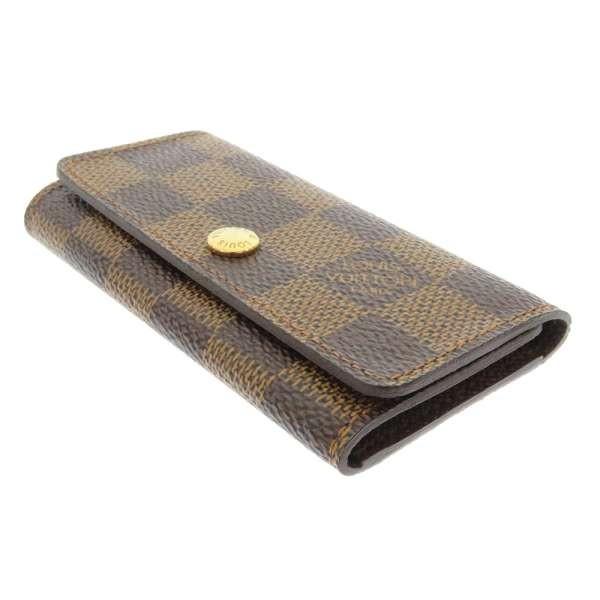 ✨美品✨ ヴィトン ダミエ ミュルティクレ4 4連 キーケース 正規品 ヴィトン ダミエ ミュルティクレ4 N62631 ブラウン キーケース