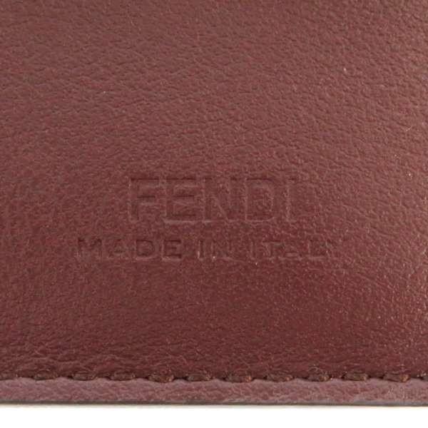 FENDI（フェンディ） 財布 二つ折り財布 ベージュ レザー 8M0386 FENDI