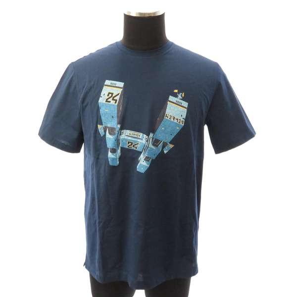 エルメス Tシャツ エルメス オデッセイ メンズサイズm Hermes 服 トップス 半袖 ラウンドネック 紺 Worldbluemusic Com