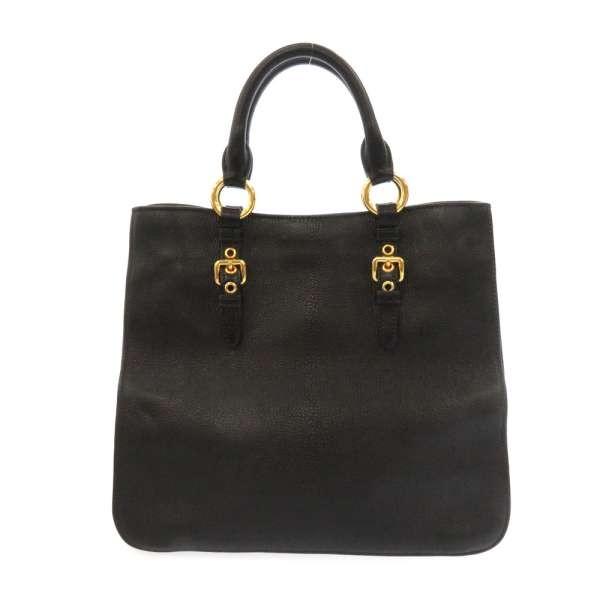 ミュウミュウ　2WAY ショルダー　ハンドバッグ　ブラック RN0893 miu miu（ミュウミュウ） ハンドバッグ 2wayショルダーバッグ RN0881