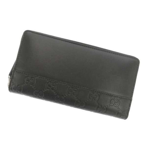 GUCCI（グッチ） 長財布 ミストラル グッチシマ ブラック 408839 GUCCI