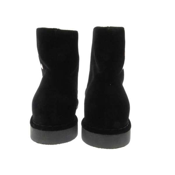 CHANEL シャネル ショートブーツ ココマーク ベロア レディースサイズ  