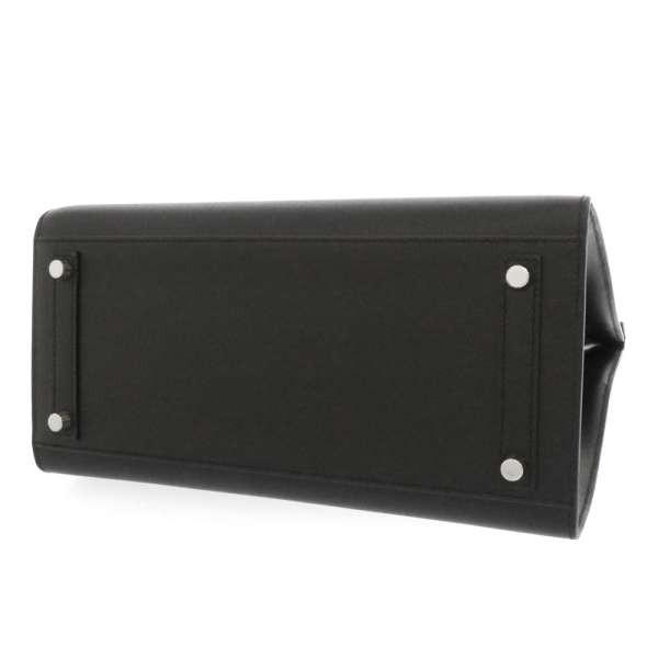 HERMES エルメス バーキン30 外縫い セリエ ブラック/シルバー