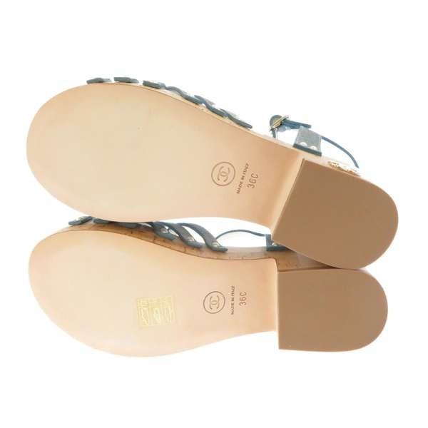 CHANEL（シャネル） サンダル ココマーク デニム レディースサイズ36